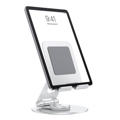 Tablet Ständer in Silber 360° Verstallbar für Geräte mit einer Diagonale bis zu ...