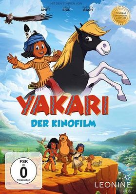 Yakari - Der Kinofilm (DVD) Min: 79/ DD5.1/ WS - Leonine - (DVD Video / Zeichentr.)