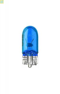 Glassockel-Birne BLAU W5W 12V 5W (Sockel: W2,1x9,5d); von Spahn Glassockelbirne