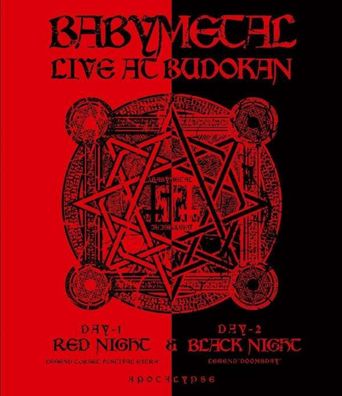 Babymetal: Live At Budokan: Red Night & Black Night Apocalypse - earMUSIC 0210725E...