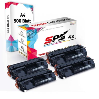 Druckerpapier A4 + 4x Multipack Set Kompatibel für HP LaserJet Professional P ...