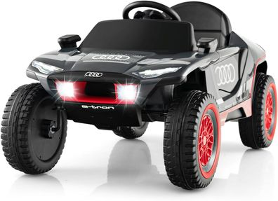 Audi Elektroauto für Kinder, 12V elektrisches Kinderauto mit Fernbedienung & LED