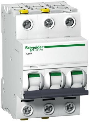 Schneider Electric A9F06316 Leitungsschutzschalter iC60H, 10 kA, 3-polig