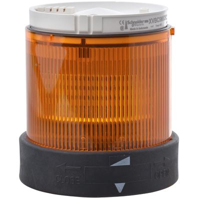 Schneider Electric Leuchtelement, LED, Dauerlicht, 24V AC DC, Ø 70 mm, oran...