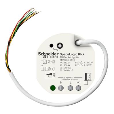 Schneider Electric MTN6003-0013 SpaceLogic UP KNX Universal Dimmaktor