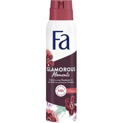Fa Deodorant Spray 48h Glamorous Moments schwarzer Orchidee Duff 150ml