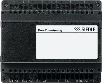 Siedle DCA612-0 DoorCom-Analog, 1 + n, schwarz (200030430-00)