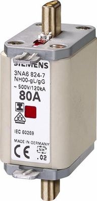 Siemens 3NA6832 NH-Sicherungseinsätze GL/ GG 125A, 3 Stck.