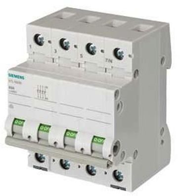 Siemens 5TL1663-0 Ein-/ Ausschalter 63A, 3-polig + N, 440V