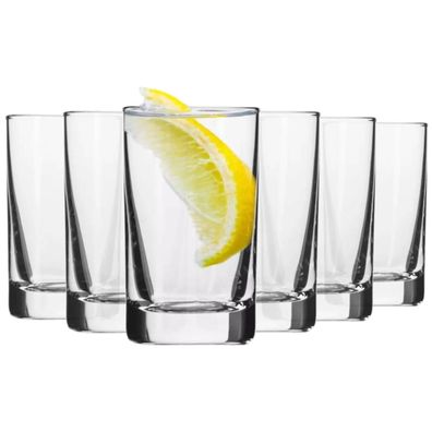 Krosno Shot Gläser für Vodka Shot Schnaps | Set 6 | 30 ml | Spülmaschine