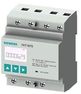 Siemens 7KT1667 Sentron, Messgerät, PAC1600, LCD, L-L: 400V, L-N: 230V, 80A...