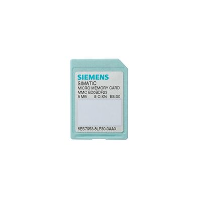Siemens Simatic S7 Micro Memory Card für S7-300/ C7/ ET 200, 3, 3V Nflash, 8 ...