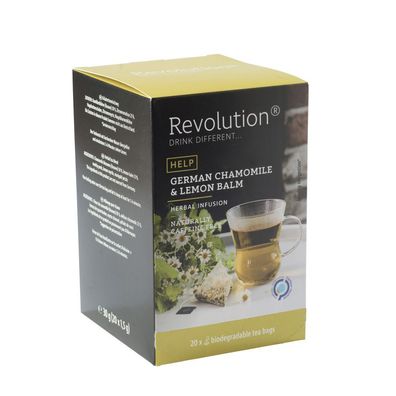 360,00 EUR/ kg - Revolution Tee 20ct - German Chamomile & Lemon Balm