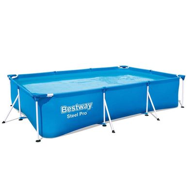 Pool Steel Pro 300x201x66cm blau