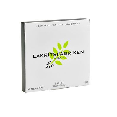 57,07 EUR/ kg - Lakritzfabriken - Premium Lakritze salzig, glutenfree / glutenfrei