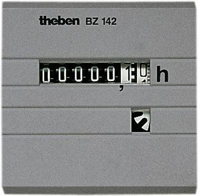 Theben Analoger Betriebsstundenzähler BZ 142-1, analog, Einbau (1420721)