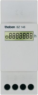 Theben Digitaler Betriebsstundenzähler BZ 148, digital, DIN-Schiene (1480000)
