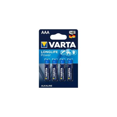 Varta 4903 MICRO AAA BL. 4, Batterie Longlife, 1.5V, 1260 mAh