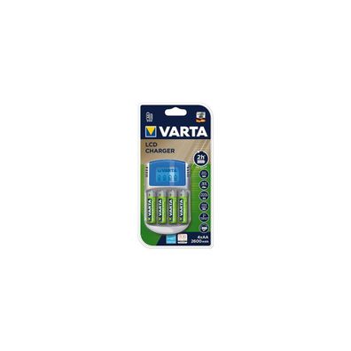 VARTA 57070 Power Line LCD Charger + USB + 4x56766