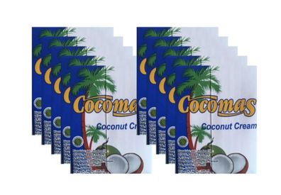10x200 ml Cocomas Kokoscreme Sahne Ersatz Kokosnuss Coconut Cream 24% Fett