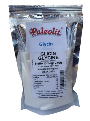 270g Glycin 100% reines Pulver ohne Zusätze Aminosäure im Zippbeutel