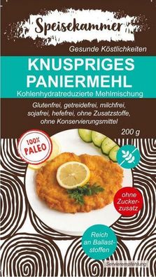 2 x 200g Paniermehl Glutenfrei Maniok Mandel Semmelbrösel Maisfrei Getreidefrei