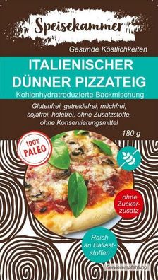 Pizzateig Pizza Backmischung glutenfrei Paleo Sojafrei Maisfrei Vegan Hefefrei