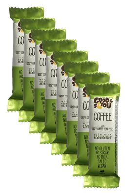 10 x 25 g Schoko Riegel Kaffee Ohne Zuckerzusatz Glutenfrei Vegan Schokolade