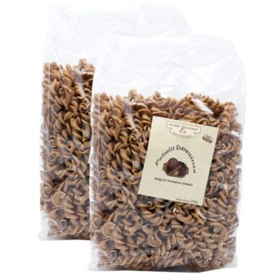 2 x 250 g Nudeln Fusilli Paleo Pasta aus Goldleinsamenmehl Glutenfrei Sojafrei