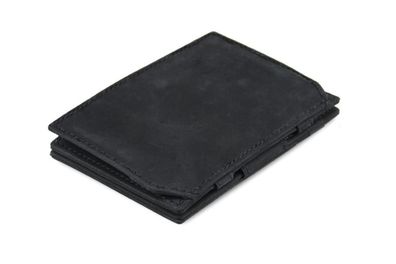 Garzini Geldbeutel Magic Coin Wallet Essenziale vintage carbon black