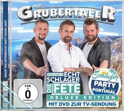 Die Grubertaler Echt Schlager, Die Große Fete Vol 3 Deluxe Edition CD + DVD