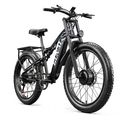 Elektrofahrrad, Mountainbike mit 80 Meilen Reichweite, 2000 W, 26" Fat Tire EBIKE