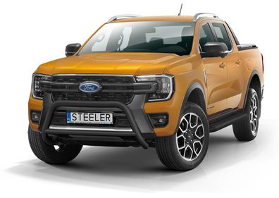 Frontschutzbügel Querstab in Schwarz passend für Ford Ranger Wildtrak Bj. ab 2023
