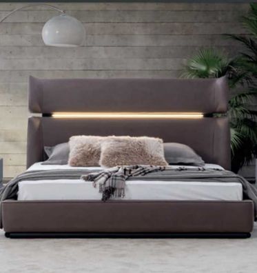 Schlafzimmer Luxus Bett Modern stilvolles Modern Bett grau 180x200