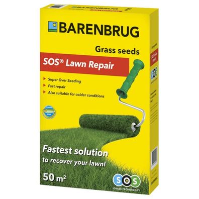 Barenbrug SOS Lawn Repair Yellow Jacket 1 kg Reparaturrasen Rasenregeneration