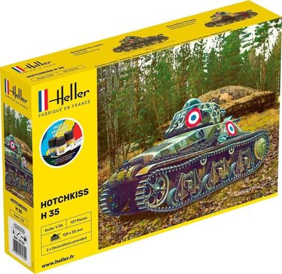 Heller Hotchkiss Panzer in 1:35 1000811320 Glow2B 81132 Bausatz