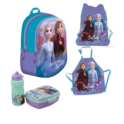 Disney Frozen / Die Eiskönigin - Kindergartenrucksack Set 5-teilig Rucksack