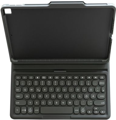 ZAGG Keyboard Pro Keys Tablet Tastatur iPad 10.9 Zoll Bluetooth DE schwarz grau