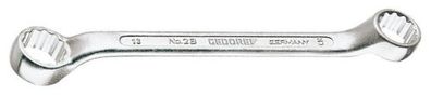 GEDORE 2 B 8X9 Doppelringschlüssel, kurz, UD-Profil, 8x9 mm