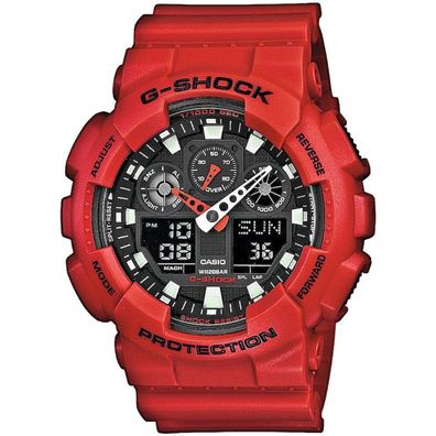 Casio - Armbanduhr - Herren - Chronograph - G-Shock Uhr GA-100B-4AER