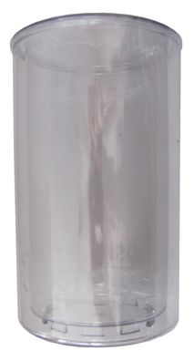 Köstritzer Brauerei - Flaschenkühler aus Plexiglas - Zweiwandig - 15,5 x 9,5 cm