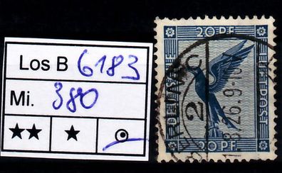 Los B6183: Deutsches Reich Mi. 380, gest.