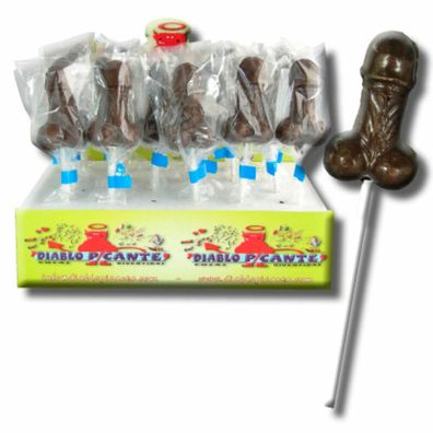 DIABLO Picante - DARK Chocolate PENIS Lollipop