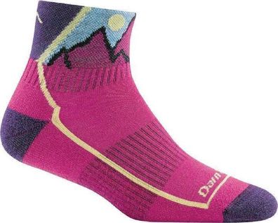 Darn Tough Hiker Junior Socken Pink - Größe: M (30-33)