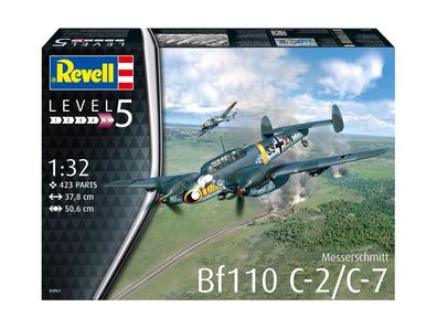 Revell 1:32 4961 Messerschmitt Bf110 C-2/ C-7