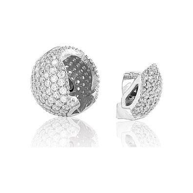 Luna-Pearls Magnetschließe 925 Silber rhod. Zirkonia 10mm - 666.0010