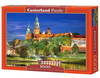 Castorland C-103027-2 Wawel Castle by night, Poland, Puzzle 1000
