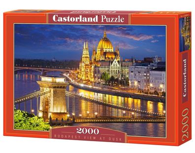 Castorland C-200405-2 Budapest view at dusk, Puzzle 2000 Teile