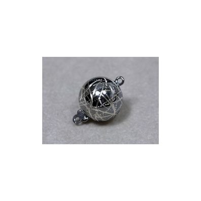 Luna-Pearls Kugelschließe 925 Silber 14mm SS18