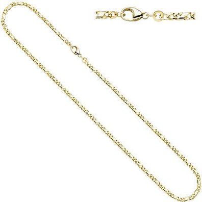 Anh#ngerkette Kette Halskette 3,2 mm 333 Gold Gelbgold 45 cm Goldkette Karabiner